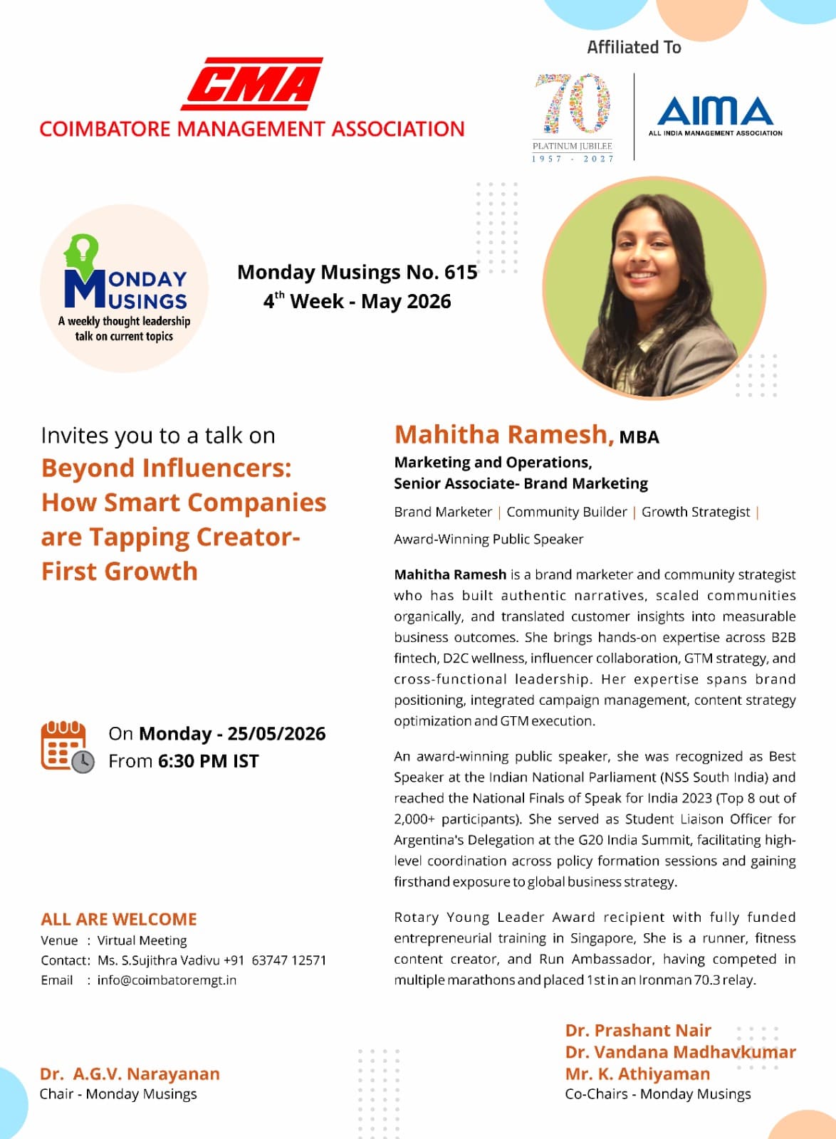 Monday Meeting