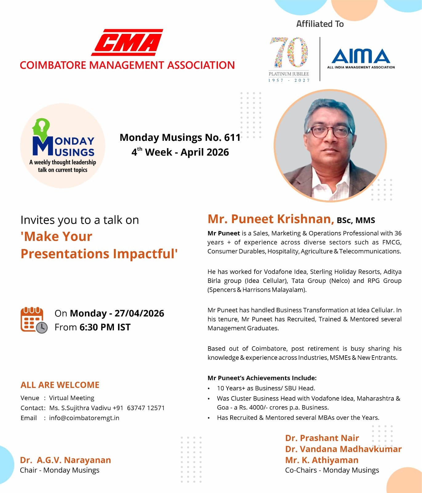 Monday Meeting