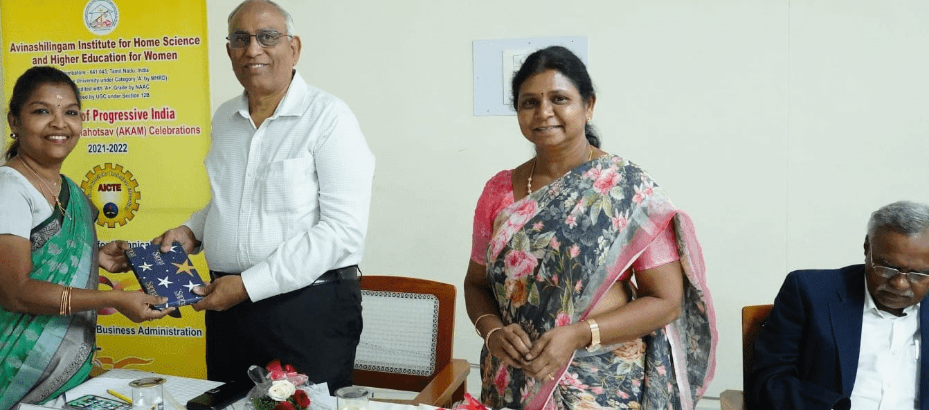 AV UNIVERSITY -Department of Business Administration - Student Chapter Activity - Inaguration- Mr.U.K.Ananthapadmanabhan -Past President CMA-22Aug 23 AV UNIVERSITY -Department of Business Administration - Student Chapter Activity - Inaguration- Mr.U.K.Ananthapadmanabhan -Past President CMA-22Aug 23
