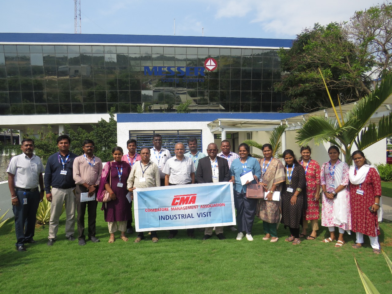 Industrial Visit on 07th May 2025 -Messer Cutting Systems India Pvt Ltd , Malumachampatti, Coimbatore Industrial Visit on 07th May 2025 -Messer Cutting Systems India Pvt Ltd , Malumachampatti, Coimbatore