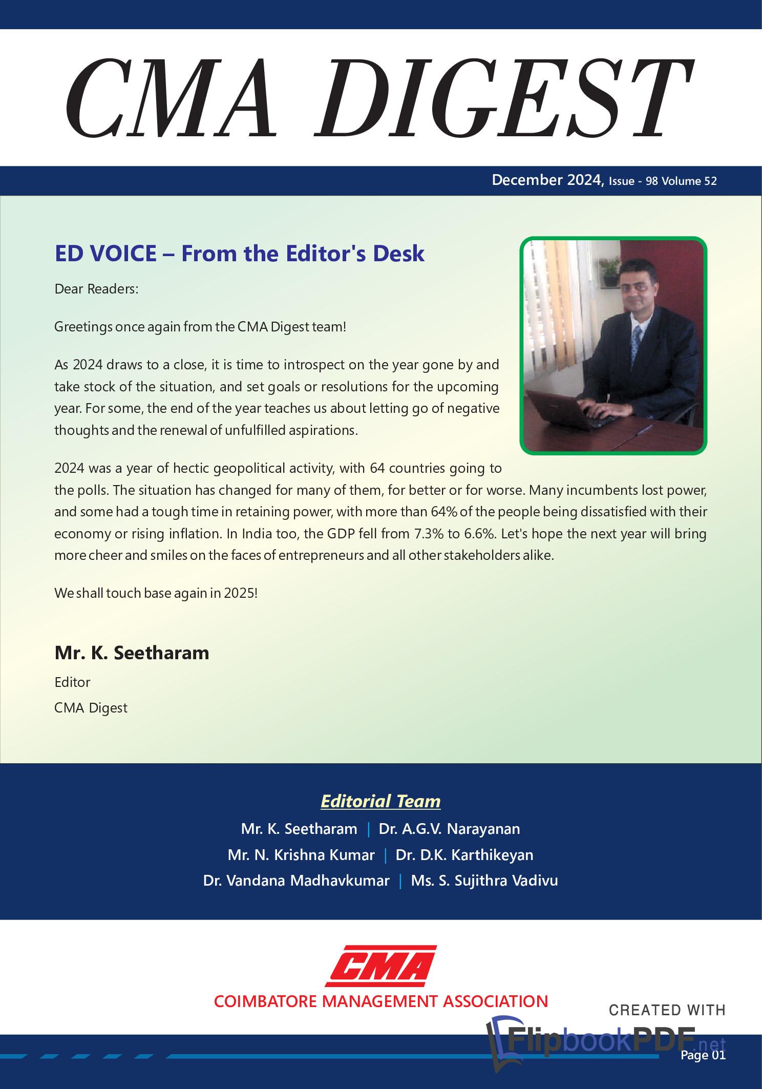 News letter December 2024