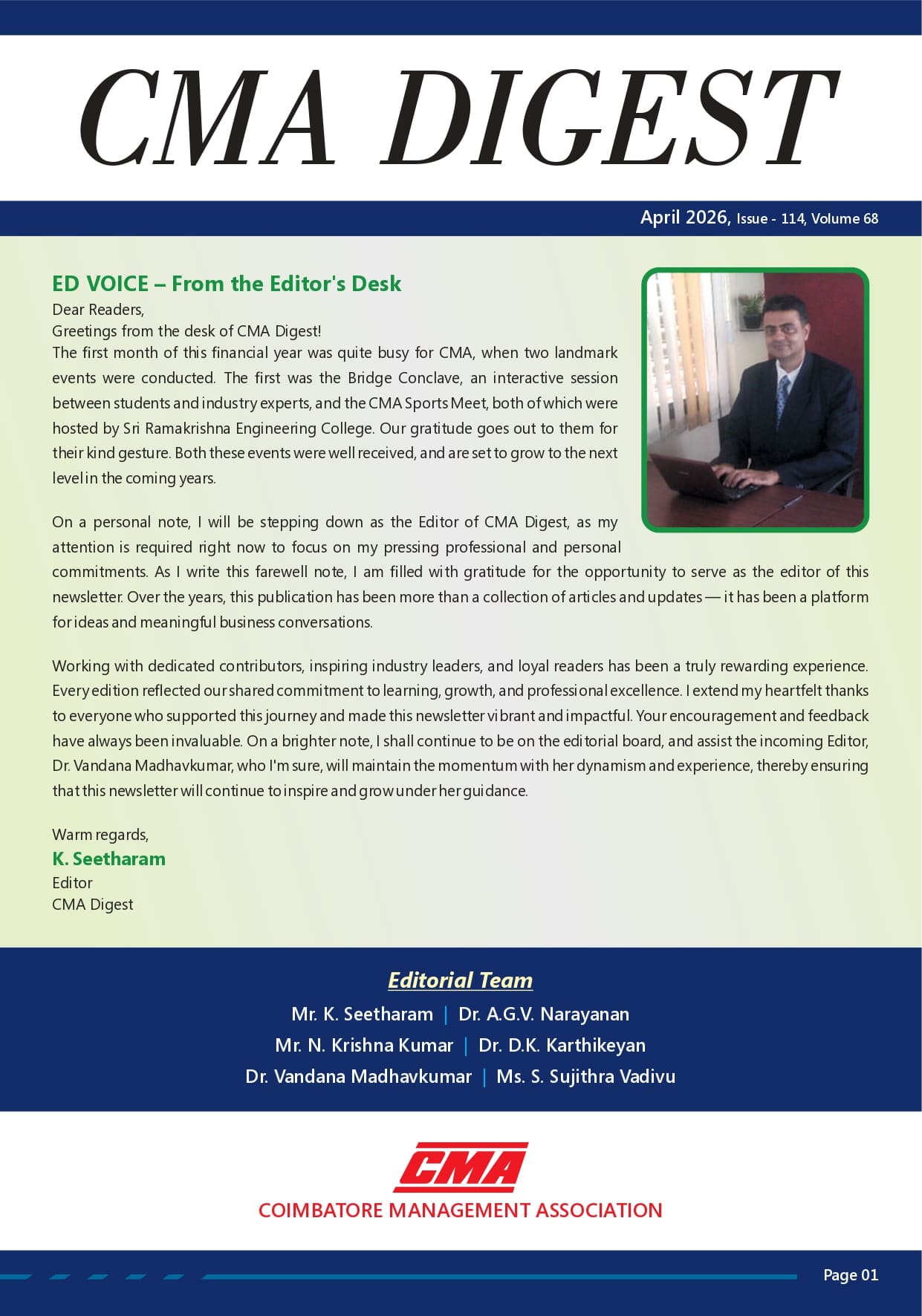 News Letter April   2026