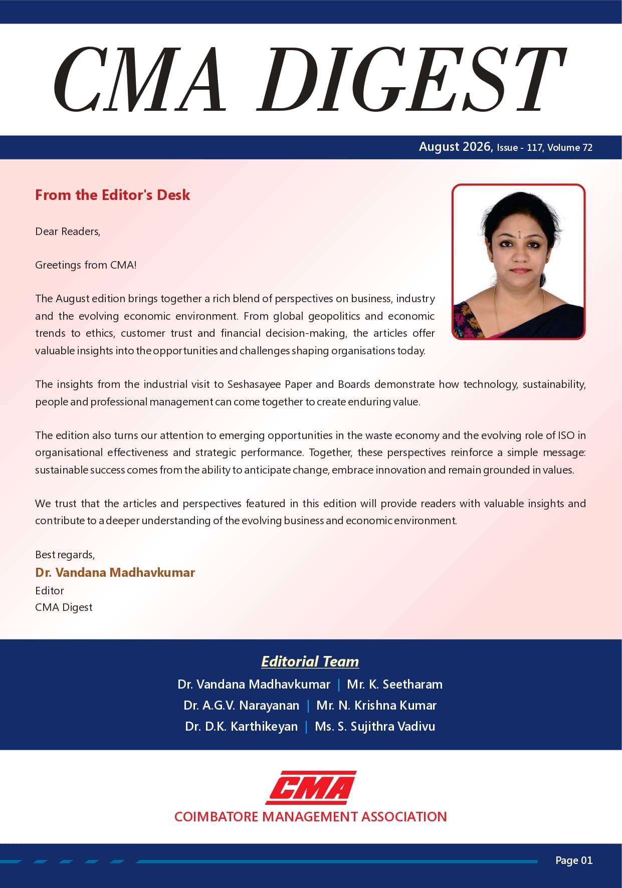 News Letter August  2026