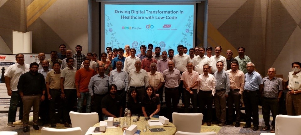 Driving Digital Transformation in Healthcare with Low Code - A joint program by CMA with Zoho Corporation & CIO Klub